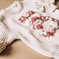 Floral letter sweater preorder